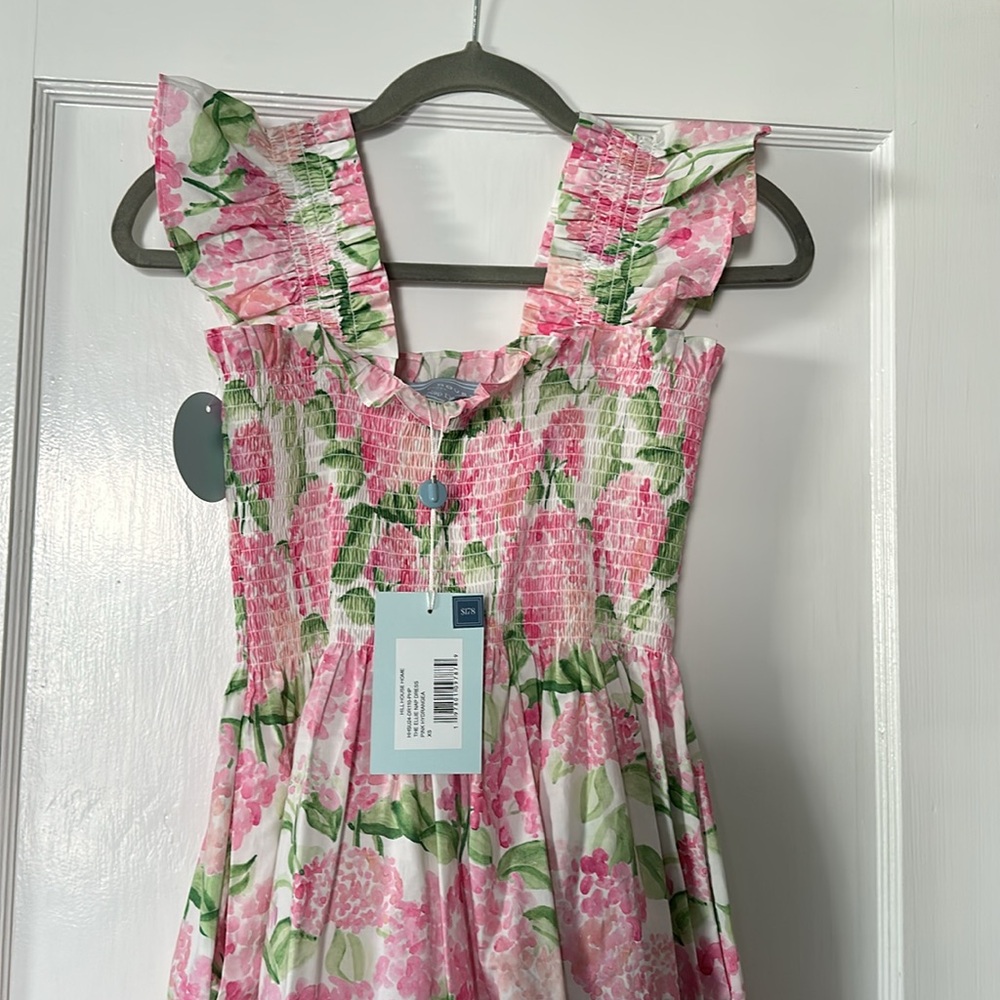 Hill House Ellie Nap Dres Nantucket Pink Hydrangea Size XS NWT - Picture 6 of 8